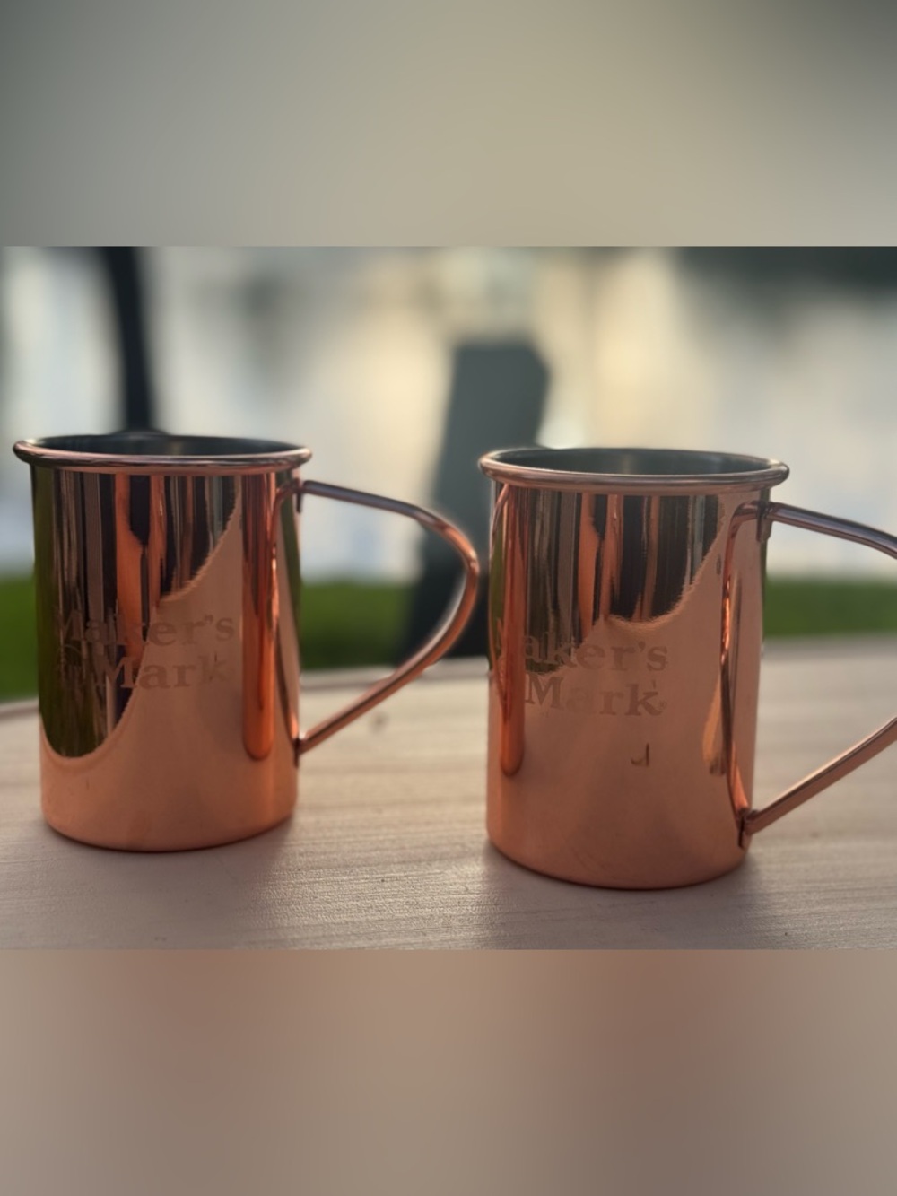 Makers Mark Copper Moscow Mule Mugs - Set of 2